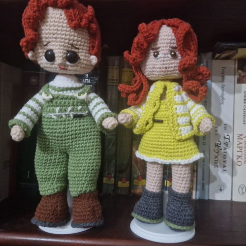 Handmade Crochet Dolls new for play or decoration
