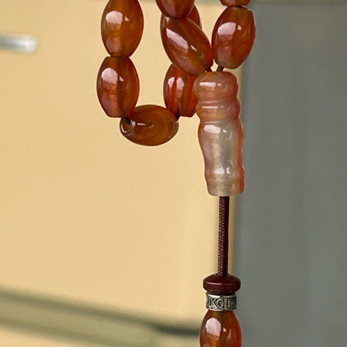 Agate Carnelian Worry Beads used 43g