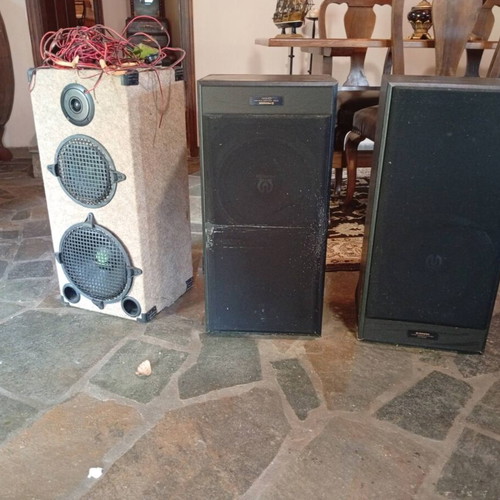 Pioneer CS 7070 speakers & handmade 3-way speaker