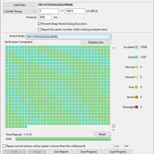 Seagate Momentus 7200.4 320GB SATA II 2.5" hard drive used