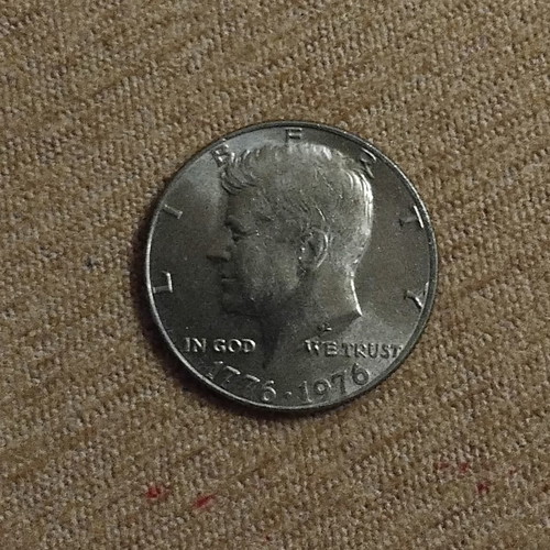 America Half Dollar Kennedy 1976 commemorative coin like new