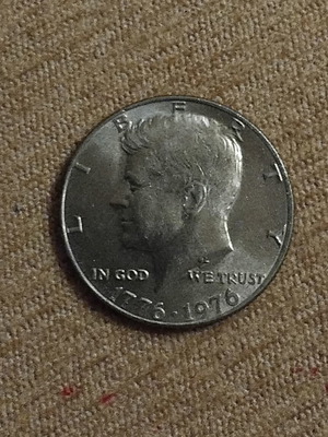 America Half Dollar Kennedy 1976 commemorative coin like new