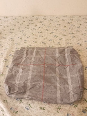Plaid Pillowcase 31x31 like new