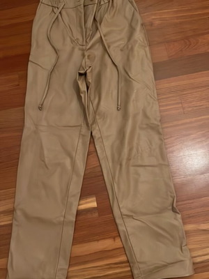 Inocent Leather Pants like new, light brown beige