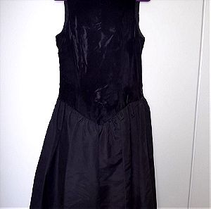 Xs - S μαύρο αμπιγέ φορεμα