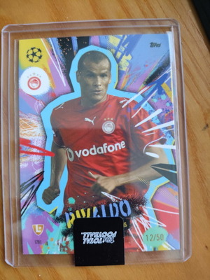 Topps Total Football Rivaldo Olympiacos Next Goal Wins κάρτα σαν καινούργιο, περιορισμένη 50