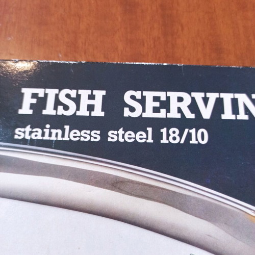 Serving platters fish-shaped stainless steel set like new