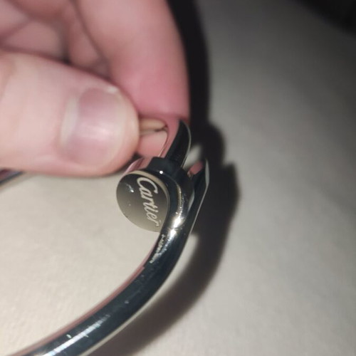 Cartier silver nail bracelet new