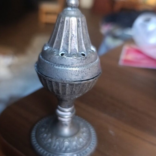 Incense Burner small, ornate, used, 13cm