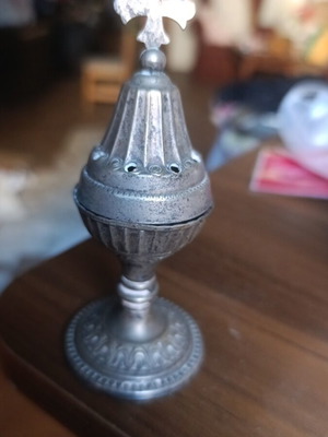 Incense Burner small, ornate, used, 13cm