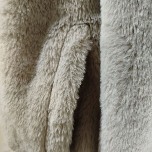 Women's fur jacket size M beige like new
