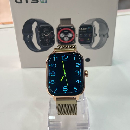 Samart Watch GT 4 with calls and notifications, new, gold
