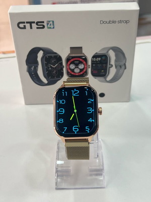 Samart Watch GT 4 with calls and notifications, new, gold