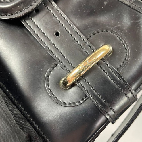 Burberry canvas black shoulder bag like new