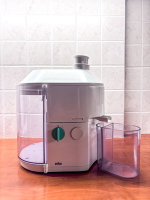 Braun juicer used, minimally used