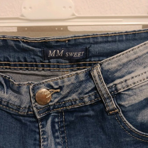 MM Sweet denim shorts like new, blue, size L but fits small