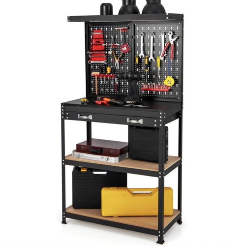 Workbench like new with drawers, practical for garage