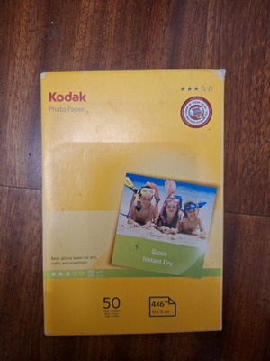 Φωτογραφικό χαρτί Kodak σαν καινούργιο με αρχική ζελατίνα