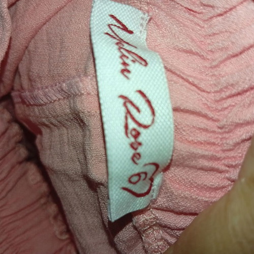 Moliin Rose salmon linen culotte pants like new, size 122 cm, age 6