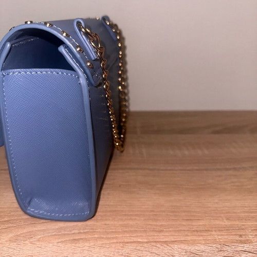 Zara blue bag used with fabric damage inside