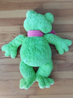 Frog plushie like new, 45cm