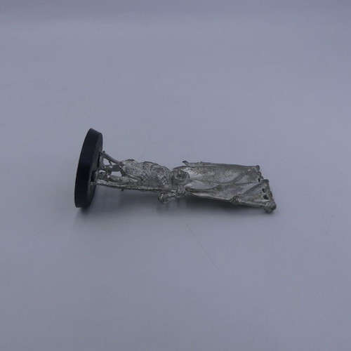 Mordor Orc Bannerman metal figure Warhammer LOTR 6 cm used