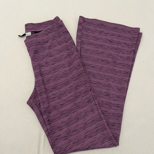 H&M trousers leggings purple and black size M like new