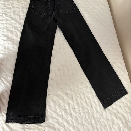 Star Body H black flare jeans used, elastic XS