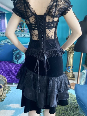 Gothic lace corset