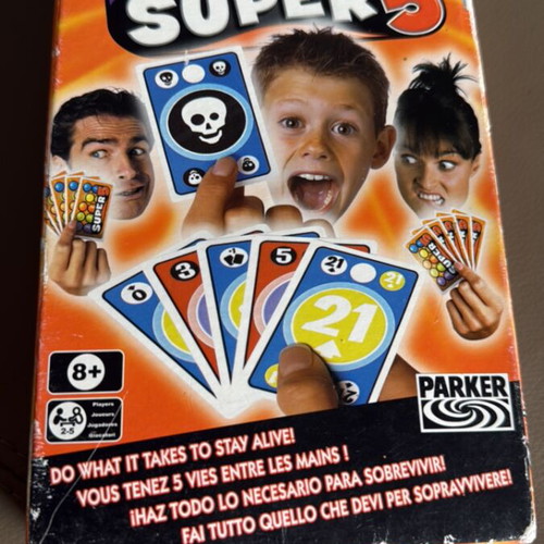Super 5 Card Game new