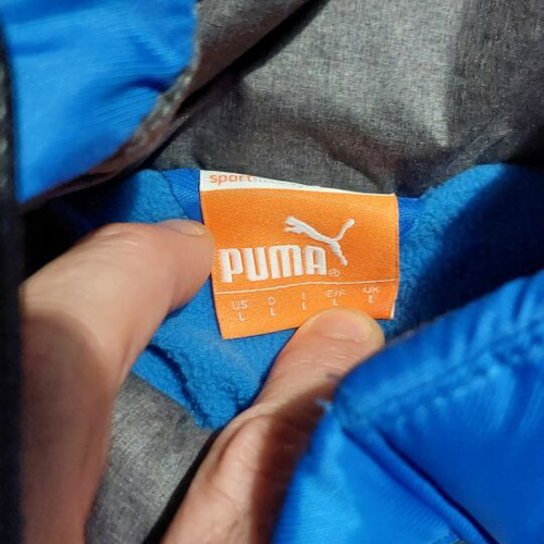 AEK Puma collectible puffer jacket 2011-2014, authentic, royal blue