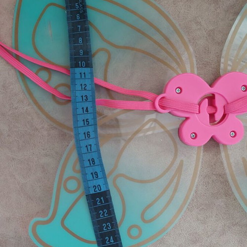 Children's Butterfly Fairy Wings turquoise-pink like new