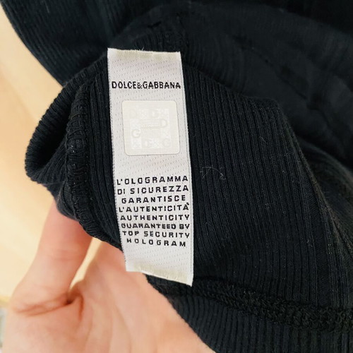 Dolce & Gabbana black women's blouse with 3/4 sleeve used
