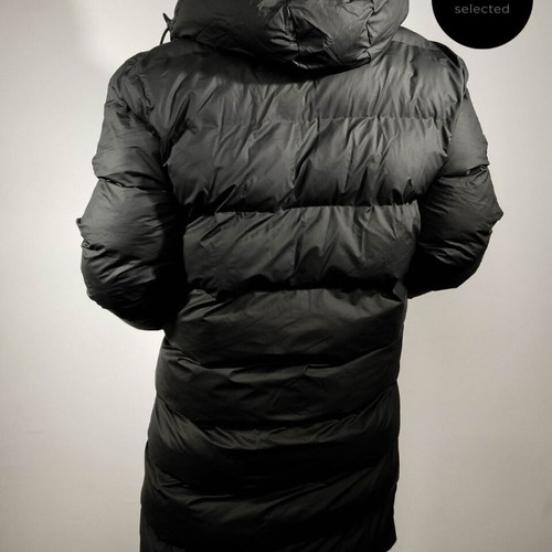 Rains Alta Long Puffer Jacket new, size L, black