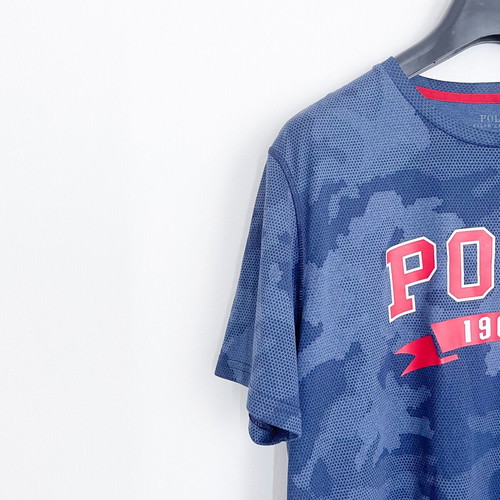 Polo Ralph Lauren T-shirt short sleeve Medium blue and red like new