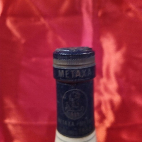 Metaxa collectible set with old ouzo and brandy new