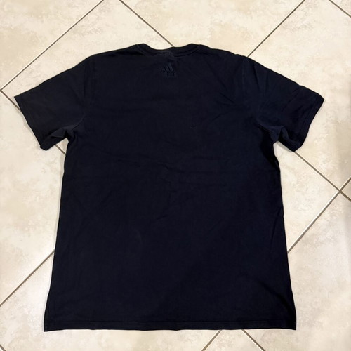 Adidas men's short-sleeve shirt used, navy blue, size L