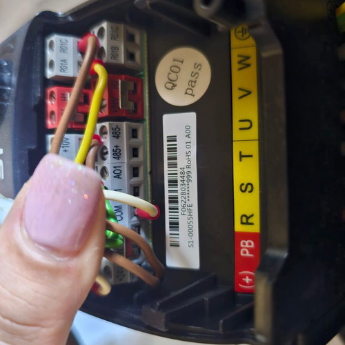 Ventilation box with tachometer like new, 3 horsepower
