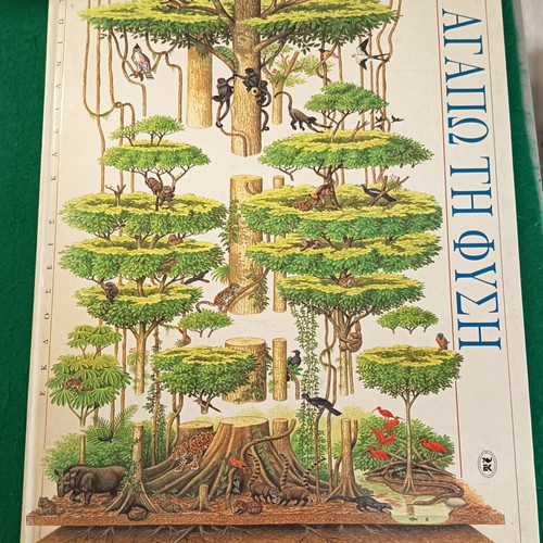Agapo Ti Fysi Large Hardcover Book like new, Greek edition