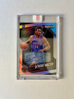 Κάρτα 2024-25 Panini Prizm Black Ja'Kobe Walter Autograph Silver Prizm RC καινούργιο