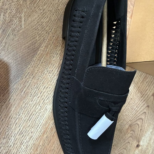 Man men's loafers new black size 44