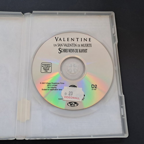 Valentine DVD used, rental edition with Greek subtitles