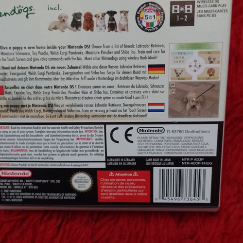 NintenDogs Labrador & Friends Nintendo DS used without manual