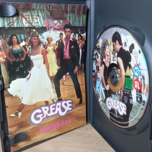 Grease DVD with English subtitles and song lyrics booklet
