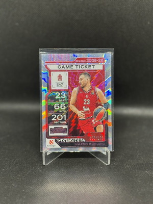 2025-26 Panini EuroLeague Contenders Guduric Pink Card like new