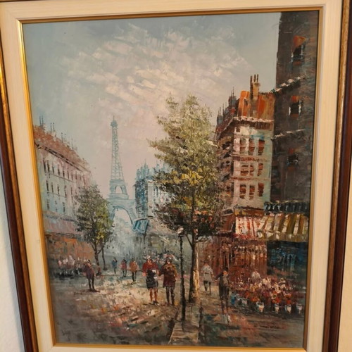 Vintage framed paintings like new, set