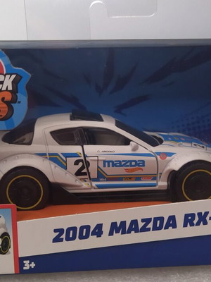 Hot Wheels Pull Back Speeders 2004 Mazda RX8 Custom new