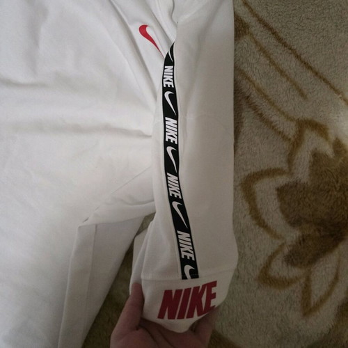 Nike short-sleeve white shirt size Large like new