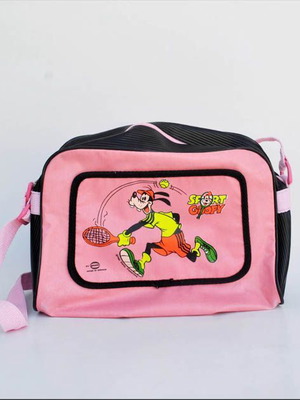 Paxos Vintage Pink Shoulder Bag Crossbody with Cartoon Designs used