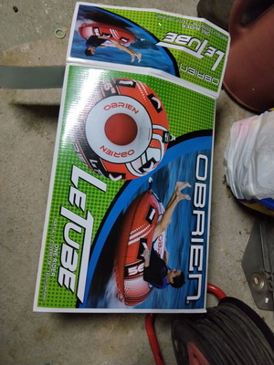 Obrien Le Tube inflatable tube like new for boat